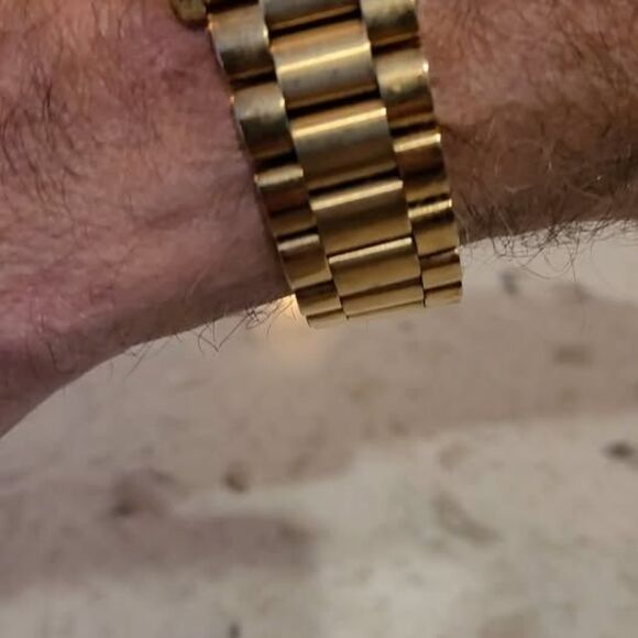 Michael Kors Bradshaw Chronograph Gold Stainless Steel Watch, Black Dial, main image 5